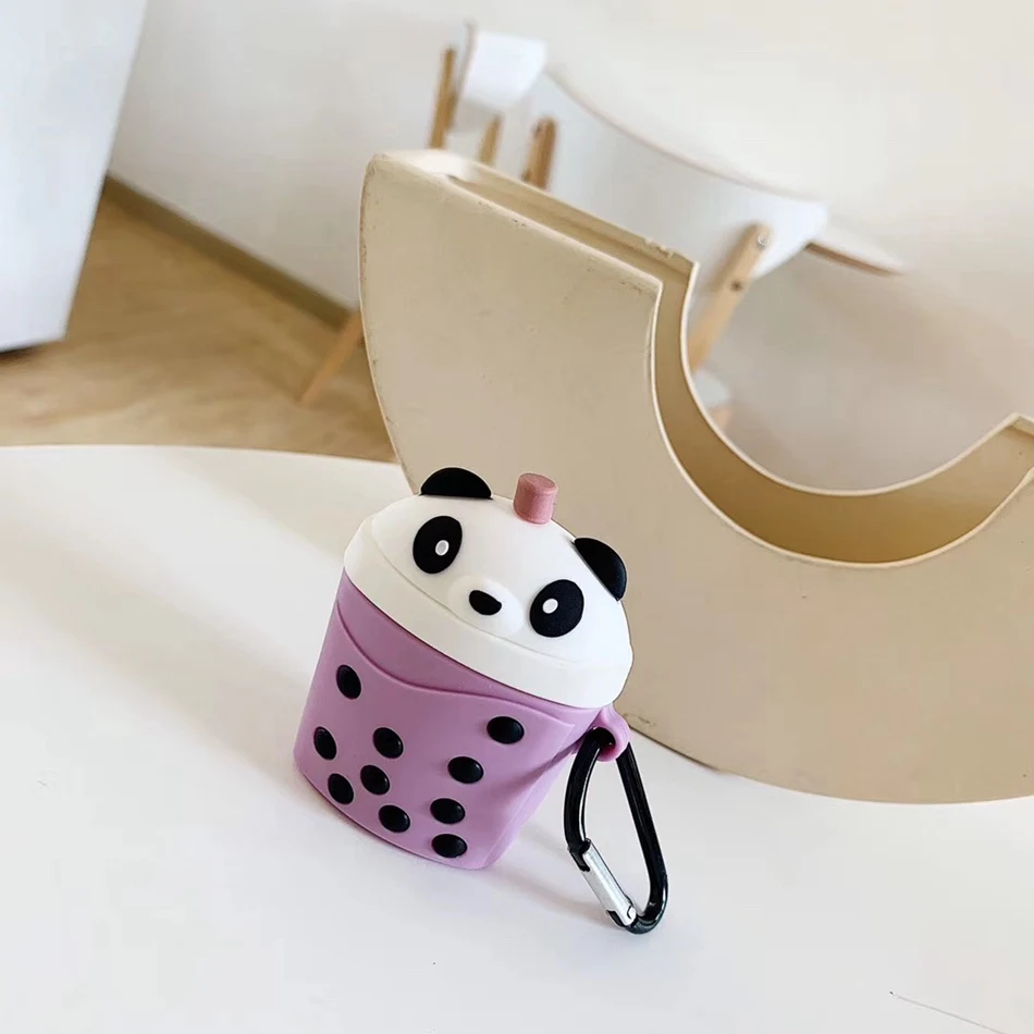 222-M Наушники в форме кота чехол для Airpods 2 Чехол Силиконовый 3D стежка лев мультфильм Милая подставка в виде медведя чехол для Apple Air Pods чехол для Earpods - Цвет: 222-M