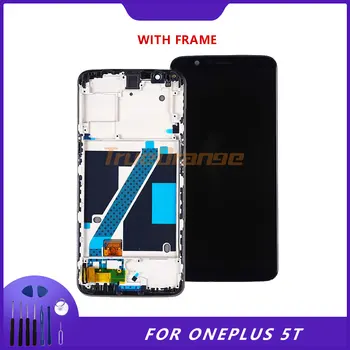 

6.01" AMOLED LCD Display For Oneplus 5T A5010 LCD Touch Screen Digitizer Assembly Frame A5010 For Oneplus 5T LCD Display Replace
