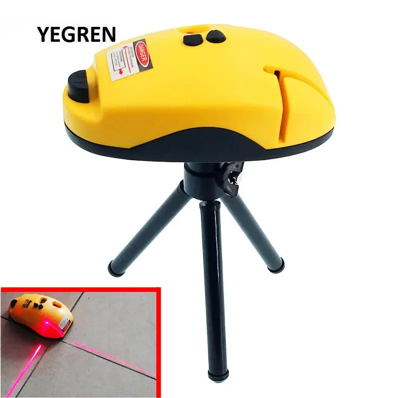 90 degree Infrared Laser Spirit Level Right Angle Cross Line Laser Level Horizon Vertical Line Measurement Tool with Tripod