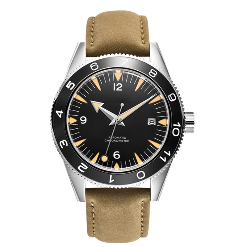 Синий Corgeut часы Diver автоматические механические james 007 bond Seagull Move для мужчин t Роскошные Брендовые мужские наручные часы для плавания sea master 41 мм - Цвет: Синий