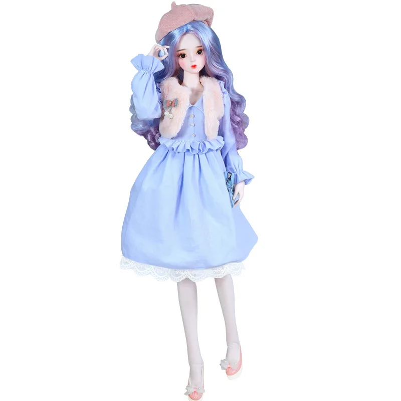 BJD кукла 1/3 SD куклы 62 см высота шарнирная DIY игрушки с полным набором одежды обувь