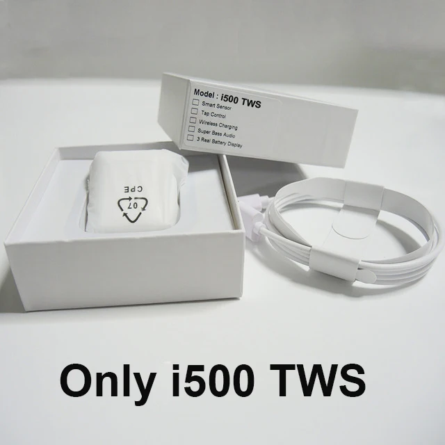 i500 tws Standard I500 TWS gps местоположения для IOS беспроводные наушники умный датчик i500 tws изменение Bluetooth имя наушники pk i10 i100 i200 TWS - Цвет: i500 tws Standard