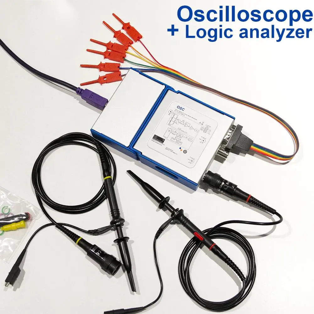 Digital portable Oscilloscope LOTO OSC482 series in 1, 50M S/s, 8~13 bit  Resolution, Optional Modules AliExpress