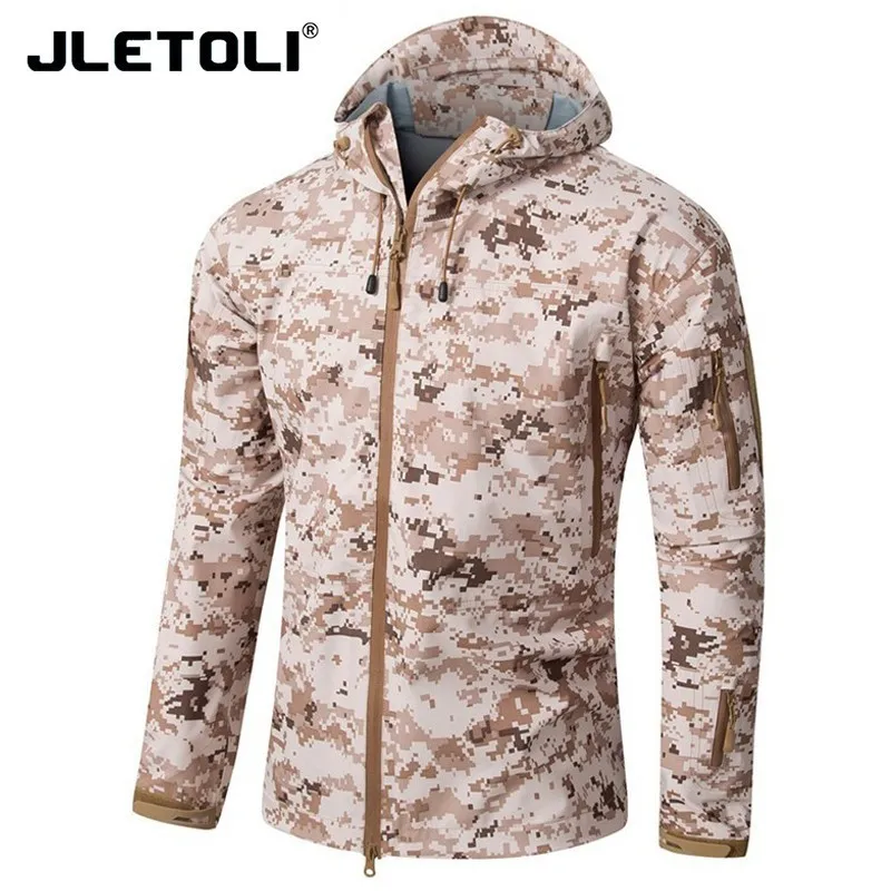 SMMC JLETOLI, водонепроницаемая куртка, ветровка, зимняя, для улицы, походная куртка, для мужчин и женщин, пальто, ветрозащитная, жесткая оболочка, куртка, тактическая одежда - Цвет: SMMC