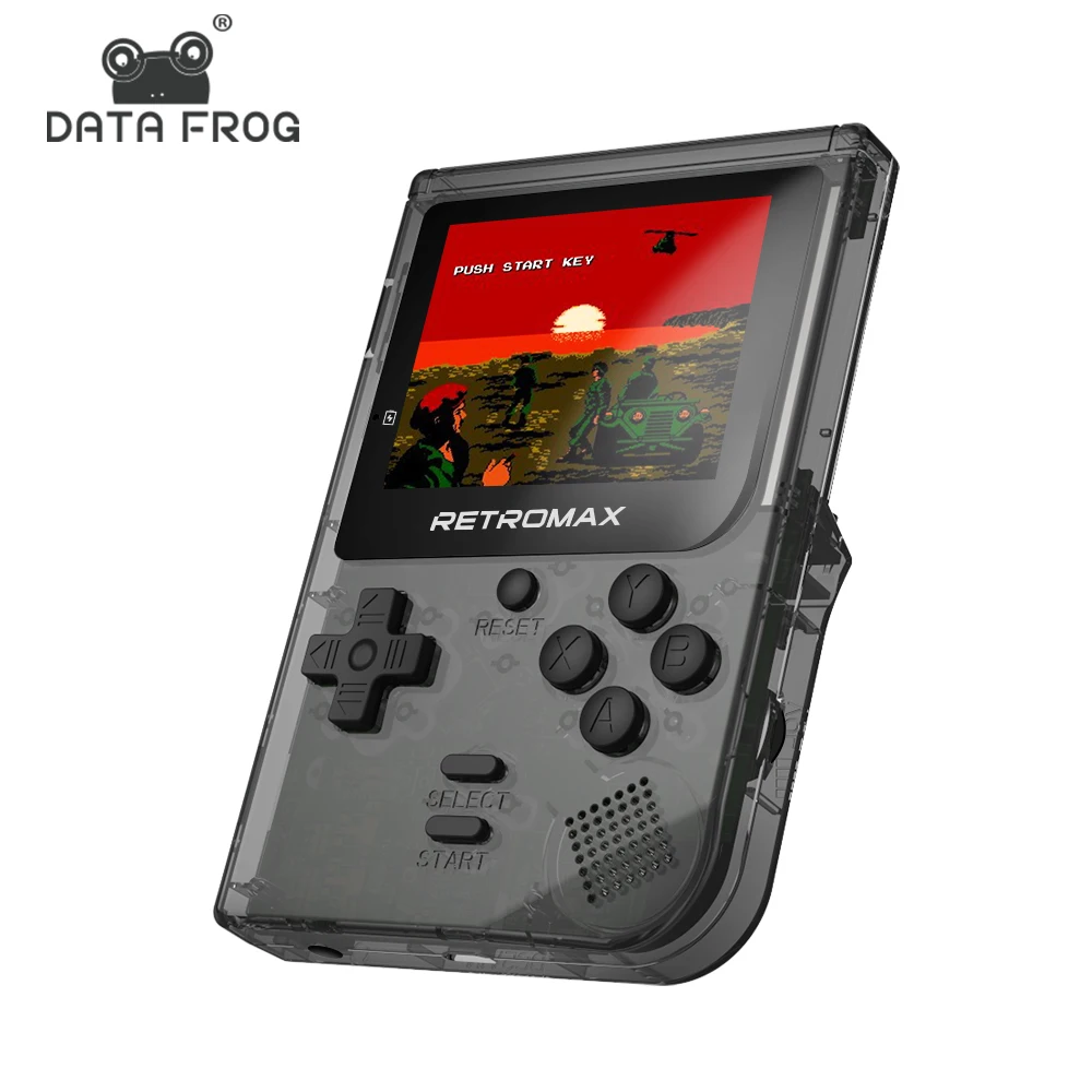 Данных лягушка Retromax Мини Ручной игровой консоли встроенный 181 игры 8 бит 3,0 дюймов портативный подарок для игры для малыша