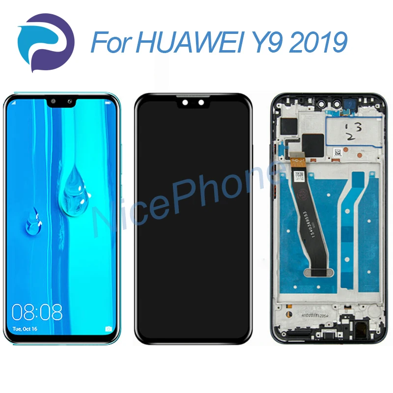 Для HUAWEI Y9 2019 ЖК-дисплей сенсорный экран дигитайзер для сборки запасные части 6 5