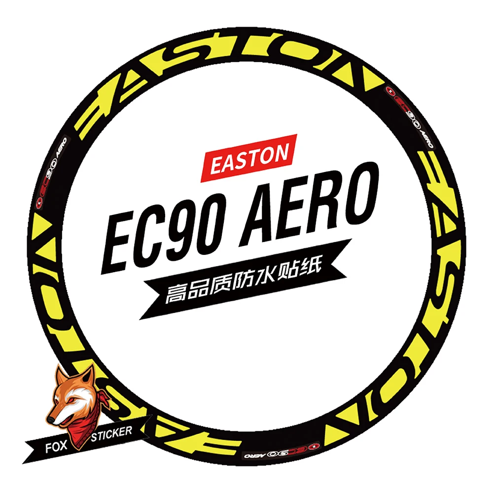 700c road bicycle carbon wheelset sticker 50/55mm brand road bicycle wheels sticker for EASTONAERO