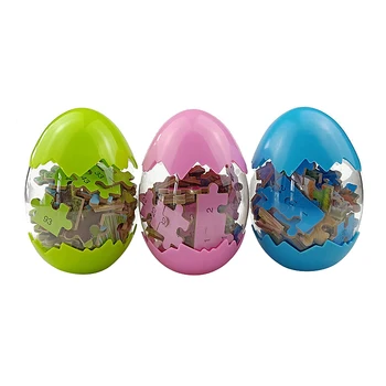 

Wooden Puzzle Animal Dinosaur Eggs Jigsaw Educational Toys for Children Preschool Children Kids Toy Random Color