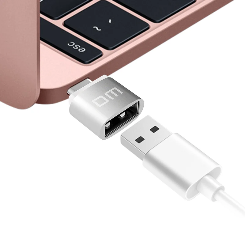 Адаптер DM USB C Type к 2 0 адаптер Thunderbolt 3 OTG кабель для Macbook pro Air Samsung S10 S9 OTG|Адаптеры карт