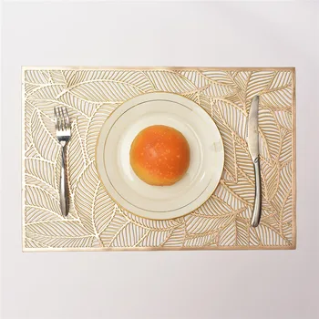 

PVC Placemat Foldable Pads Heat Insulation Solid Color Non-Slip Restaurant Table Mat Flexibility Kitchen Placement Home Decor