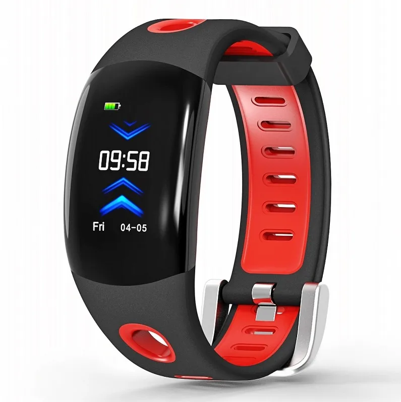 Красный XIYAN DM11 Smart Bracelet IP68 Waterproof Wristband Heart Rate Monitor Pedometer Smart Watch Color LCD Screen For iOS Android - Цвет: Красный