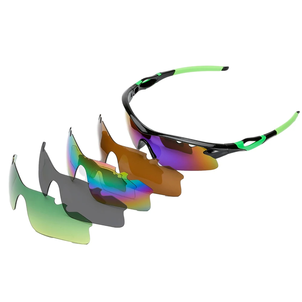 2020 New Cycling Glasses Set MTB Bike Eyewear Windproof Sand Running Fishing Outdoor Sports Polarized Sunglasses For Man Woman