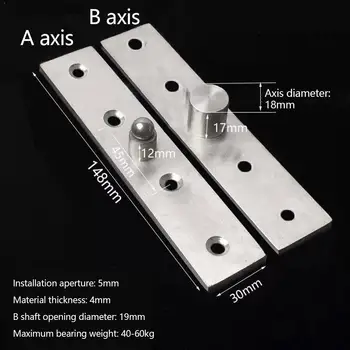 

Three Types Stainless Steel Pivot Door Hinge Heavy 360 Shaft Hinge Steel Stainless Doors Duty Degree Hing For Wood Pivot Pi G9W8