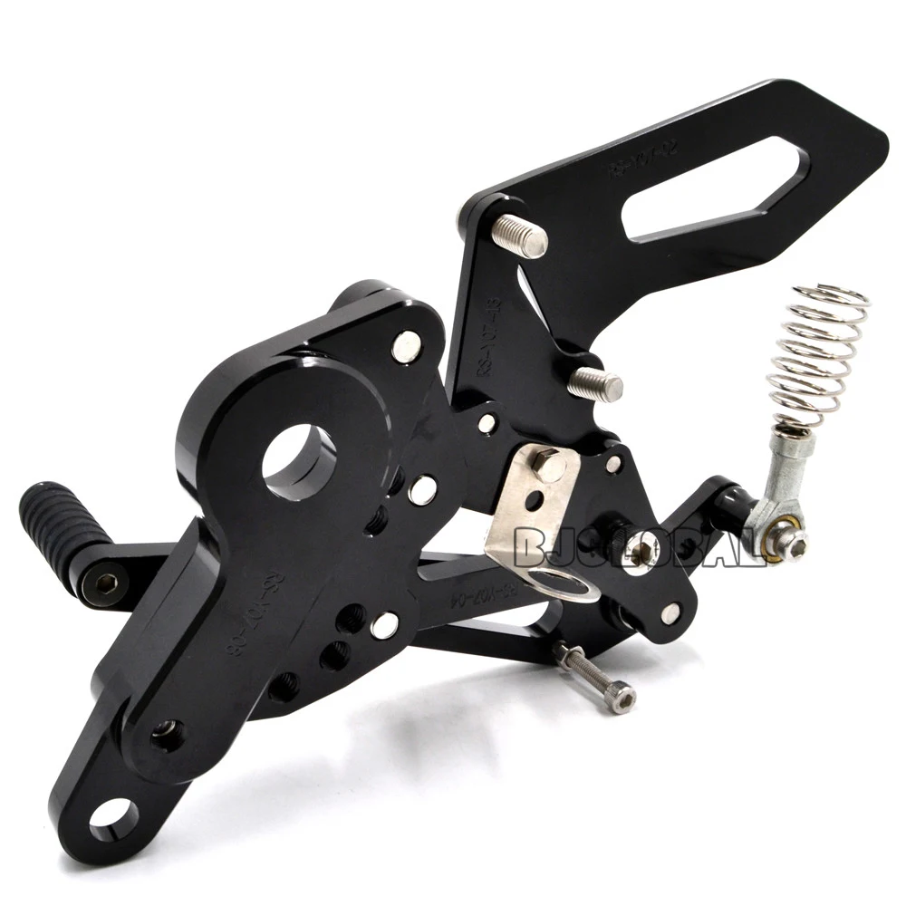 Rearsets для Yamaha MT09 FZ09 MT FZ 09 аксессуары для мотоциклов ЧПУ подножка подножек Регулируемый переключатель