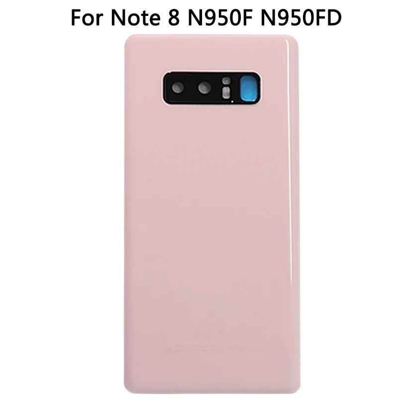 Новая Крышка батарейного отсека Note 8 для Samsung Galaxy N950 N950F задняя крышка стеклянная