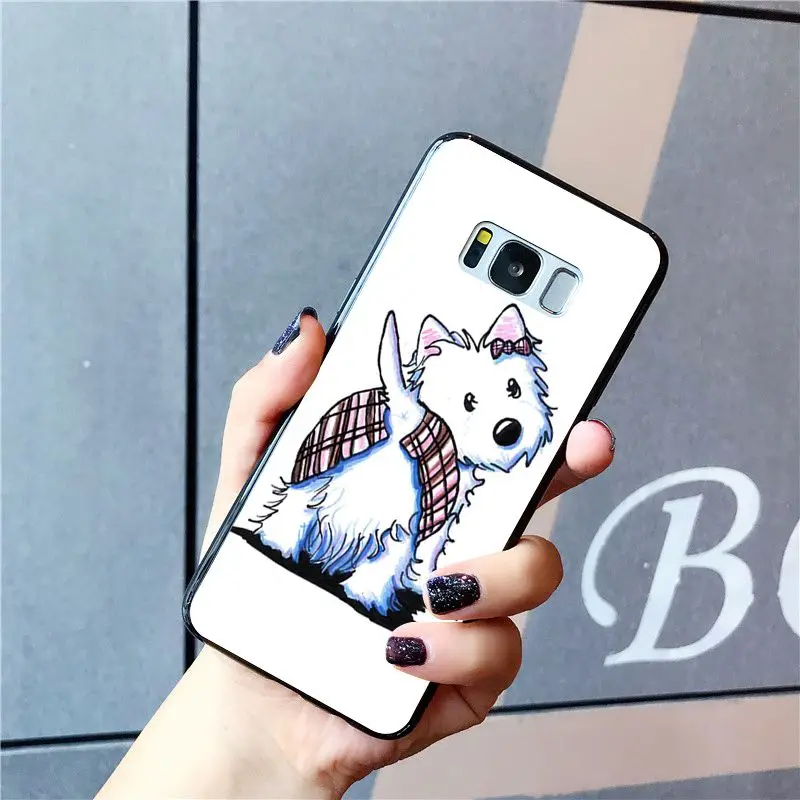 Cute Cartoon yorkshire terrier dog puppy