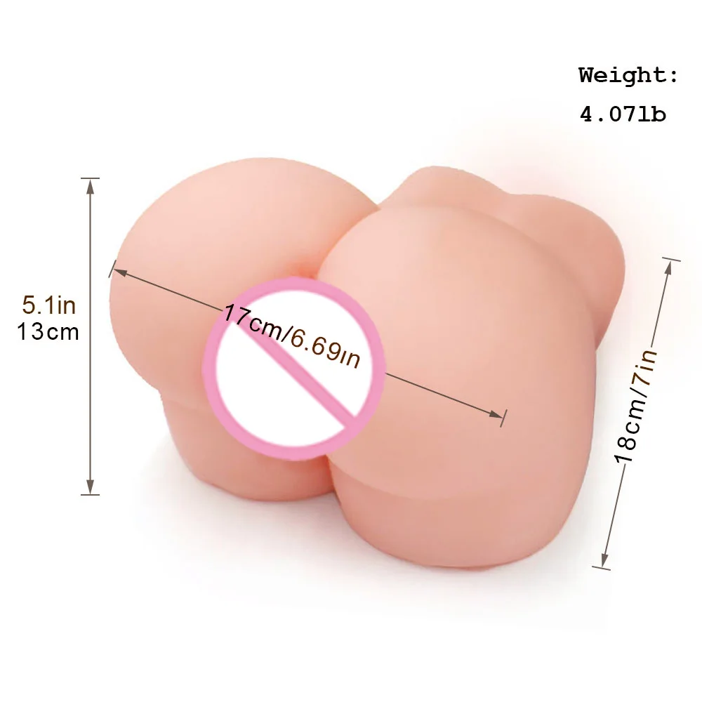 Inflatable Masturbator Cup Artificial Vagina Double Channels Sex Toys for Men Male Masturbate Real Doll 18 Adult Silicone Ass