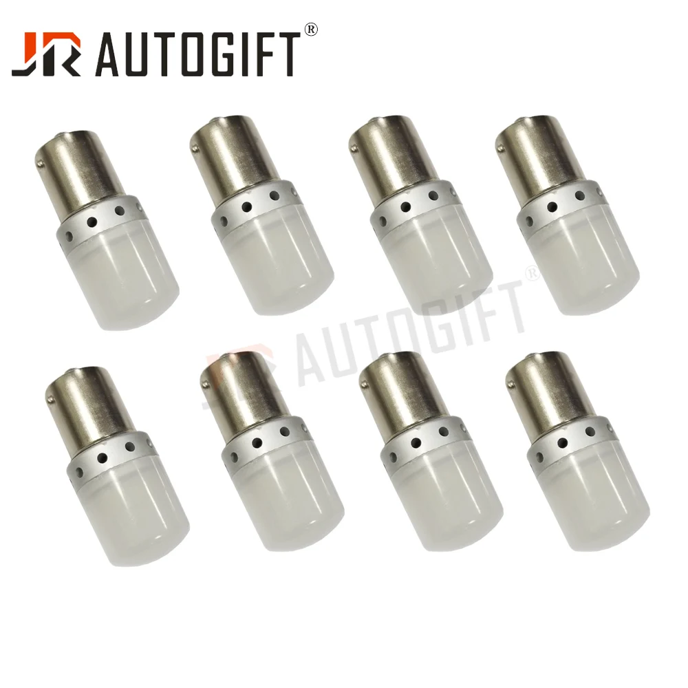50 шт. автомобильный Стайлинг DC12V 1156 1157 BA15S 9led белый туман задний поворот 3030 9SMD светодиодный чип P21W светильник сигнала поворота тормозной резервный светильник s