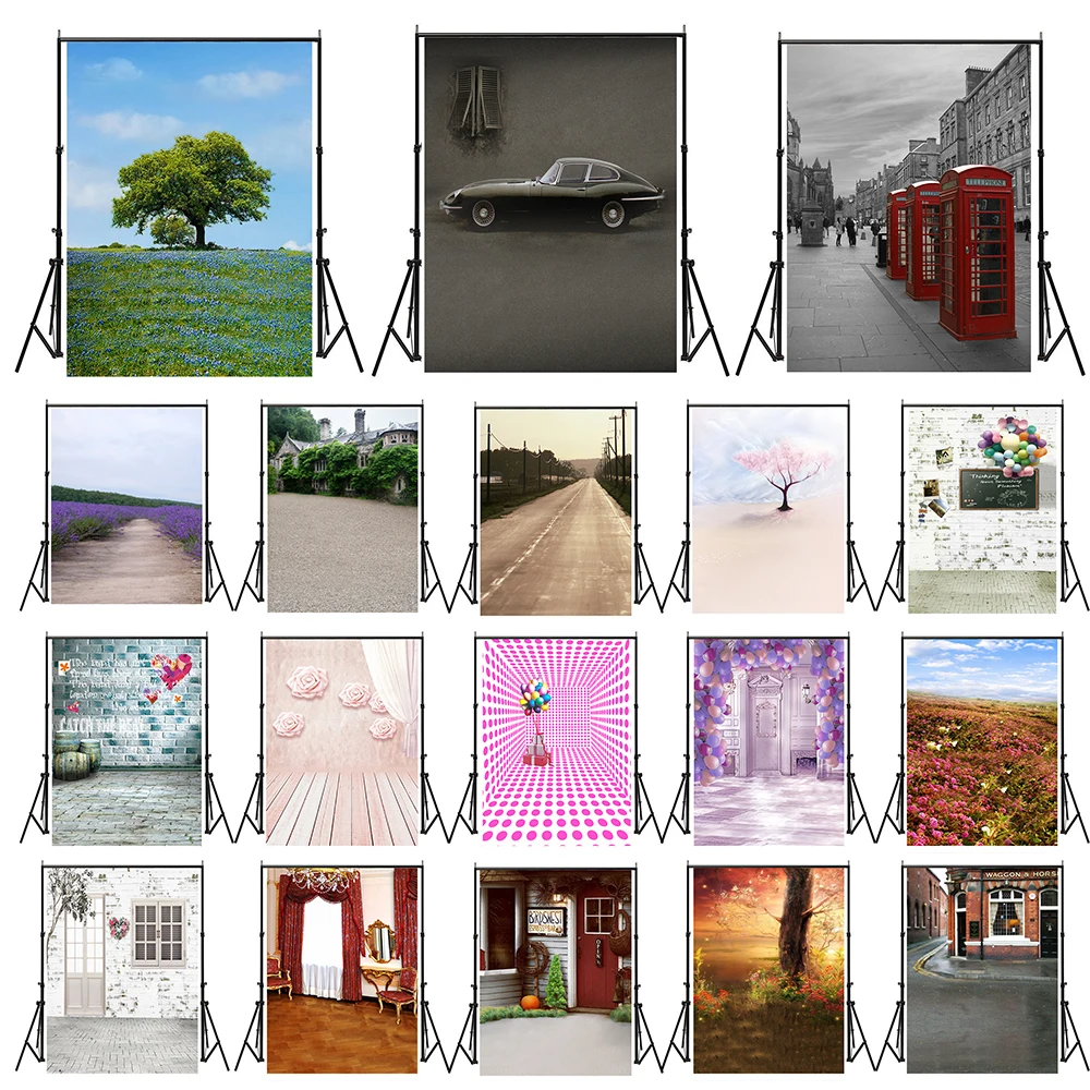 

Minimoto 5x7 Feet (150X210cm) Non-woven Photography Backdrops Props Street Theme Background For Camera Photo