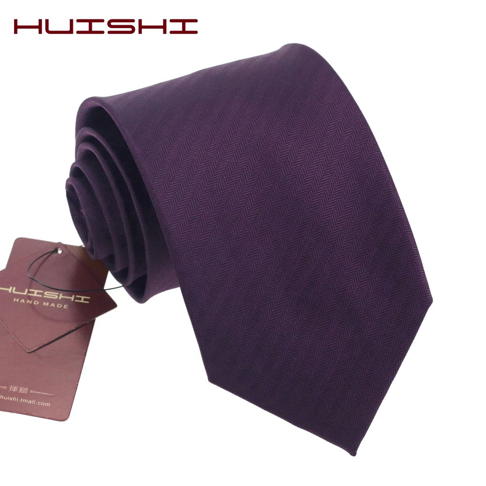 Tie set silk tie set wedding ties Classic Business Necktie Collar Men Women Quality Stripe Ties Scarves Deep Purple Waterproof British Style Mens Neck Ties Color