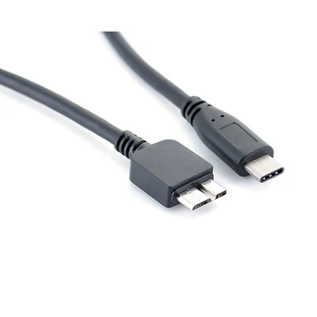 

5pcs/lot USB 3.1 Type-C to USB 3.0 Micro B Cable Male Connector Data Sync Cord For Macbook External Hard Drive Disk PC Laptop