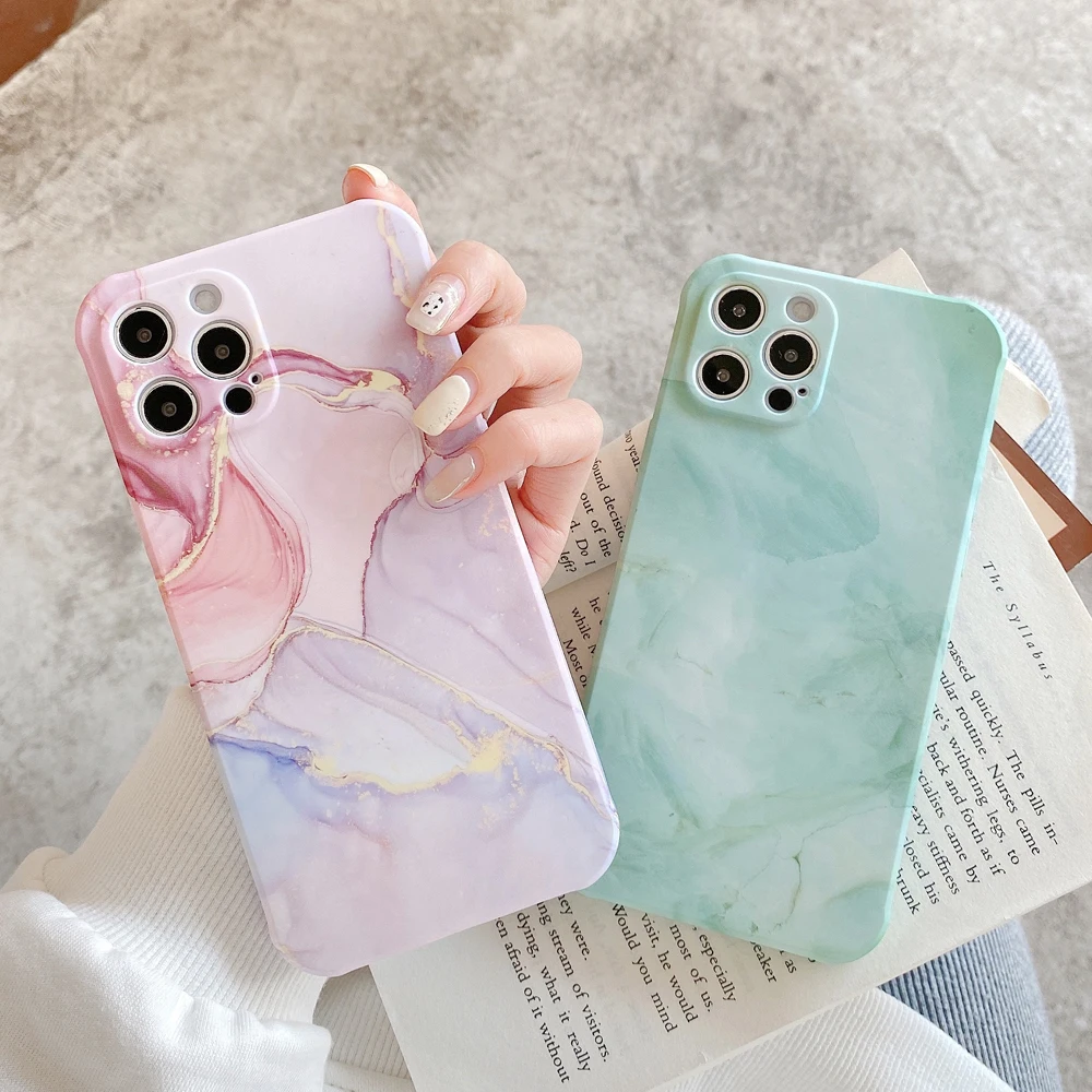 Чехол LACK с геометрической текстурой и мраморным рисунком для телефона Iphone 11 Pro Max