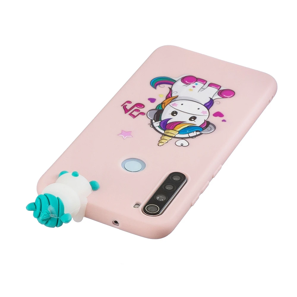 Redmi 8 8A Xiaomi Redmi Note 8T чехол 3D Kawaii панда Единорог силиконовый мягкий чехол для Funda Xiaomi Redmi Note 8 Pro Чехол для женщин