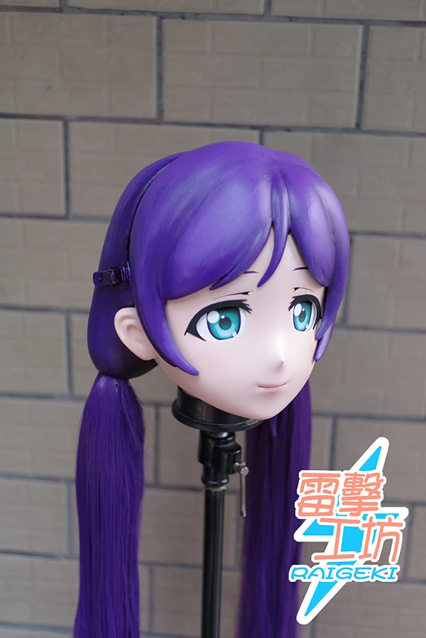 RAIGEKI Макс 88) Смола 2/3 головка женскую одежду BJD кукла кигуруми аниме Лав Лив! Тодзе Нозоми Косплэй маска