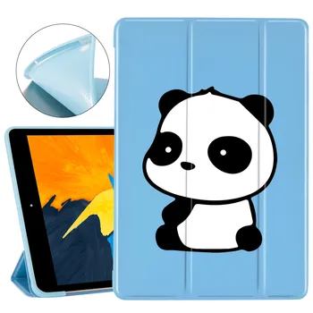 

Cute Panda For iPad Mini 1 2 3 Funda iPad Case Soft Silicone Back Coque Protective Covers iPad 7th Generation Cases For Air 1 2