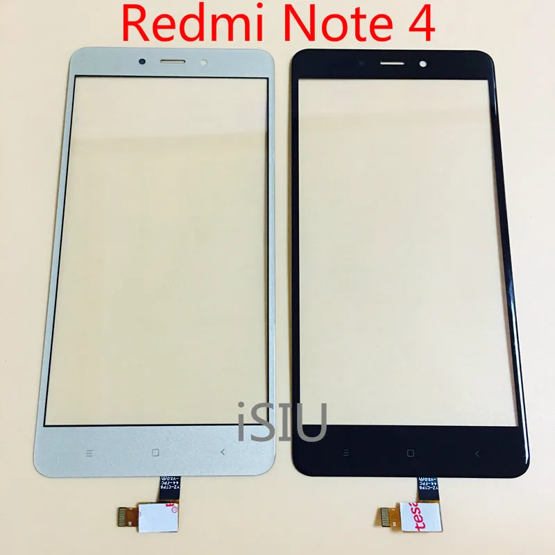 Для Xiaomi Redmi Note 4 сенсорный экран 5 ''ЖК дисплей стеклянный дигитайзер (MTK Helio