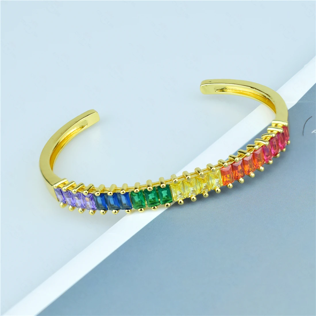 Wholesale Price Luxury Crystal Beaded Bracelet Bangles for Women Mom Fashion Jewelry Copper Cubic Zirconia Best Bangle Gifts | Украшения и