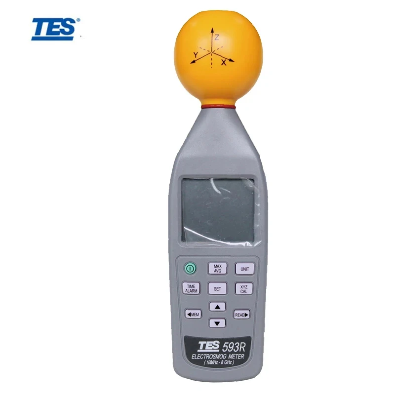 

TES-593R перезаряжаемые эф излучение ElectroSmog измеритель 3 оси Изотропный измерений