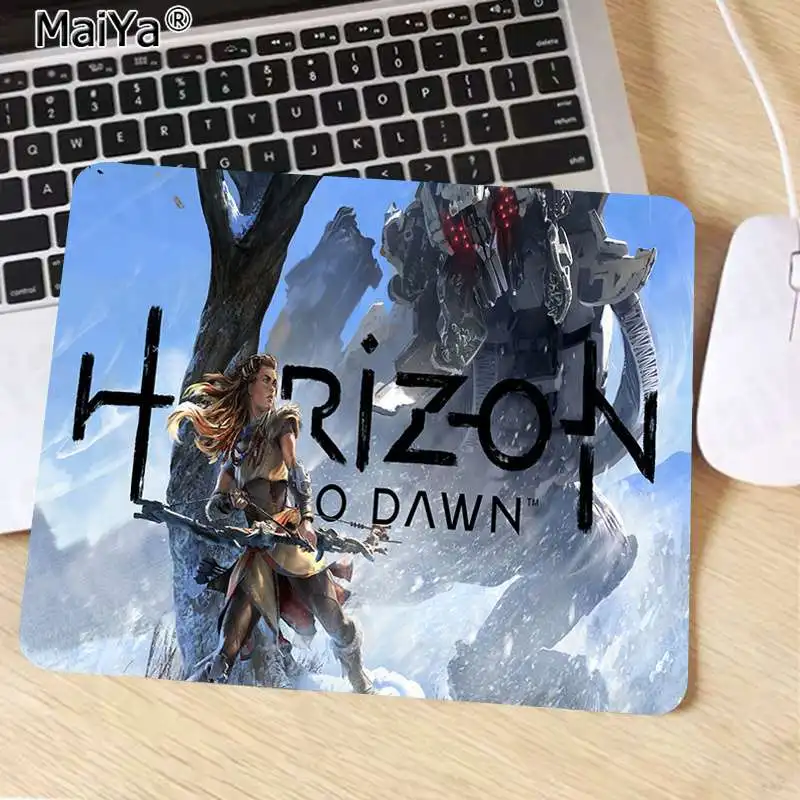 MaiYa красивый аниме Horizon Zero Dawn ноутбук компьютерный коврик для мыши Гладкий коврик для письма настольные компьютеры мат игровой коврик для мыши - Цвет: No Lock Edge25x29cm