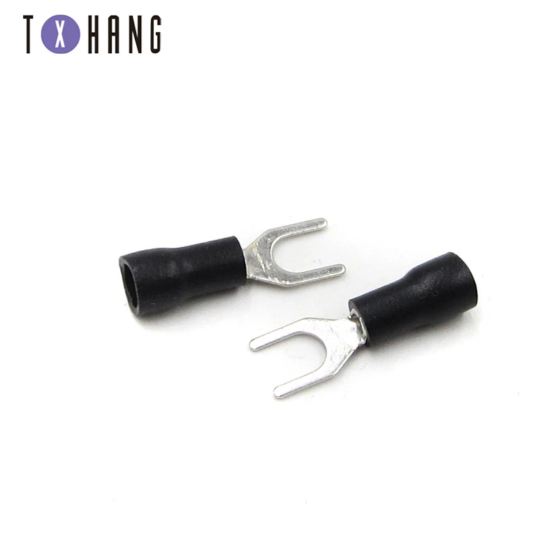50PCS Red SV1.25-4S 22-16AWG Terminals Fork type terminal Insulated terminals