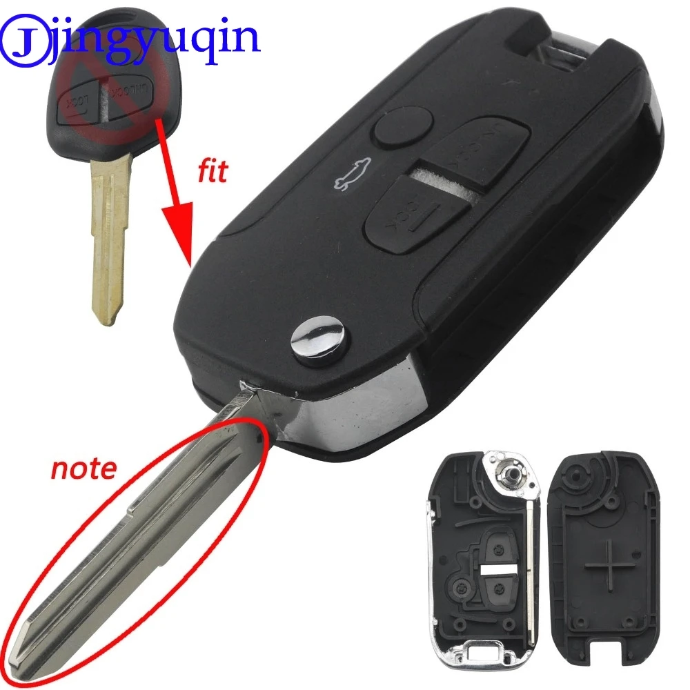 Модифицированный складной чехол для автомобильного ключа с 3 кнопками и