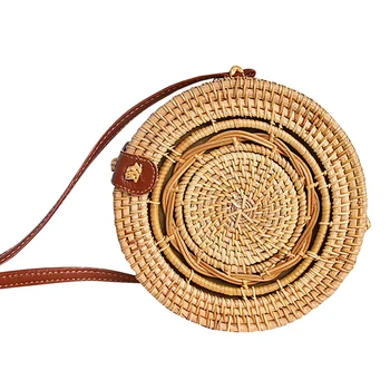 

Rattan Bags for Women Woven Straw Crossbody Rattan with Bag