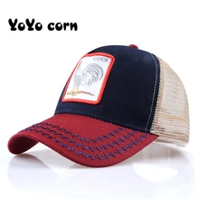 YOYOCORN, модная сетчатая бейсбольная кепка, унисекс, прекрасные колпачки для животных, женская и Мужская бейсболка, кепка для папы, летняя кепка, Регулируемая Кость, gorras