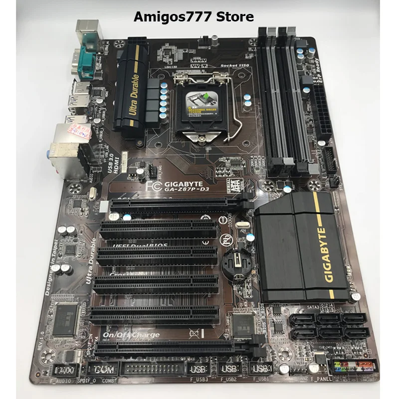 LGA 1150 Материнская плата Gigabyte GA-Z87P-D3 Z87 материнская плата LGA 1150 DDR3 32GB Core i7 i5 i3 DDR3 32G SATA3 USB3.0 HDMI блок питания ATX LGA 1150 Материнская плата Gigabyte GA-Z87P-D3 Z87 материнская плата LGA 1150 DDR3 32GB Core i7 i5 i3 DDR3 32G SATA3 USB3.0 HDMI блок питания ATX