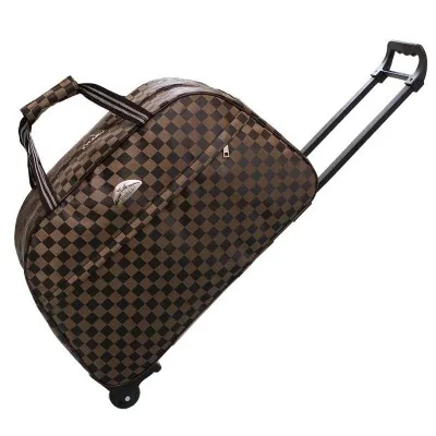Модный 2" толстый стильный чемодан на колесиках, водонепроницаемая багажная сумка, багаж на колесиках для женщин и мужчин, дорожные сумки, чемодан с колесиками - Цвет: Rolling Suitcase15