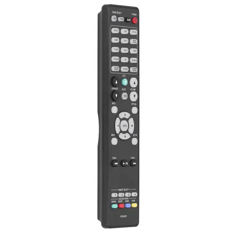Mando a distancia Universal RC025sr para cine en casa, mando a distancia de repuesto de TV ABS negro, mando a distancia duradero para televisión