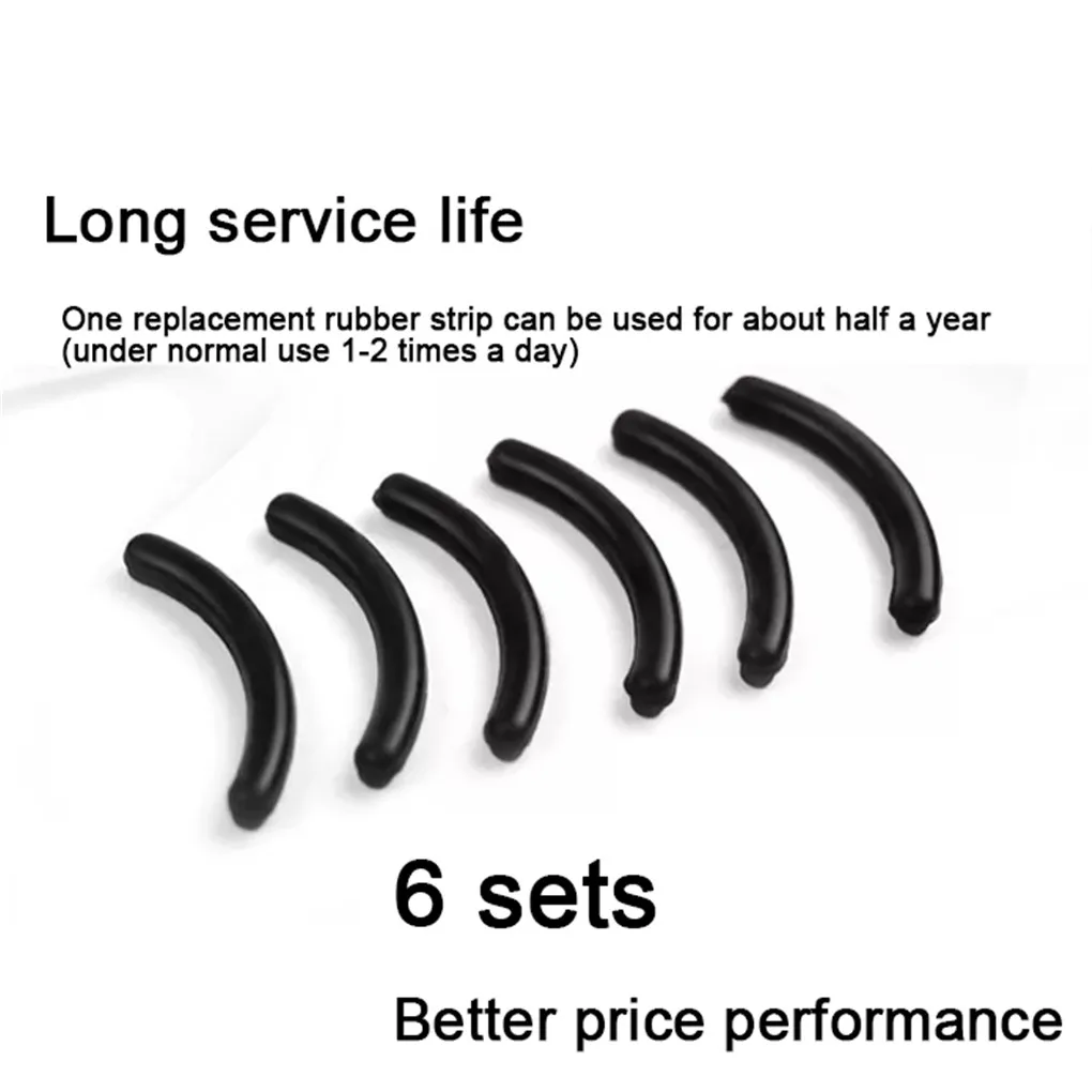 Eyelash Curler Replacement Pads 30pcs Soft Silicone Refill Tool Makeup Beauty Supplies