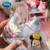 Disney Cute Cup Cartoon Mickey Print Pattern Прозрачная Пластиковая Чашка Сок Напиток Чашка Жидкость Для Полоскания Рта Щетка Зубная Чашка Пара Чашка