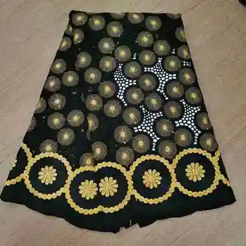 

newcoming african swiss voile lace fabric fashion 5yards hollow out cotton lace fabric for women dress sewing A32MAY112