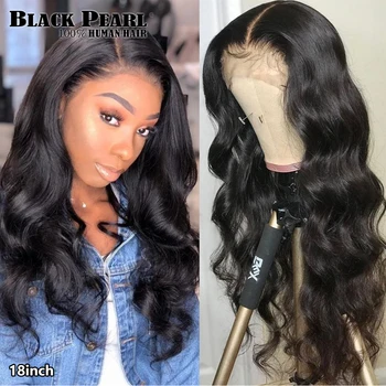 

Black Pearl Body Wave Lace Front Wig 13X4 Human Hair Wigs 8-30 Inch Brazilian Pre-plucked Lace Front Human Hair Wigs