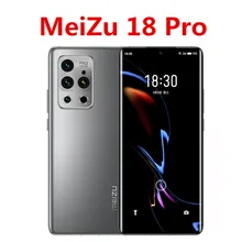 Stock Meizu 18 Pro 5G Smart Phone 50.0MP+44.0MP+32.0MP+8.0MP 40W Mcharge 6.7" Super AMOLED 120HZ Snapdragon 888 4500mAh Qi