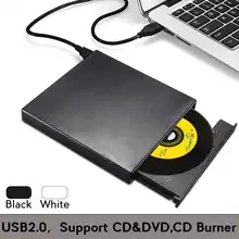 Usb 2.0 externo combinado dvd/cd burner rw drive cd/DVD-ROM CD-RW player unidade óptica para computador portátil componentes do computador