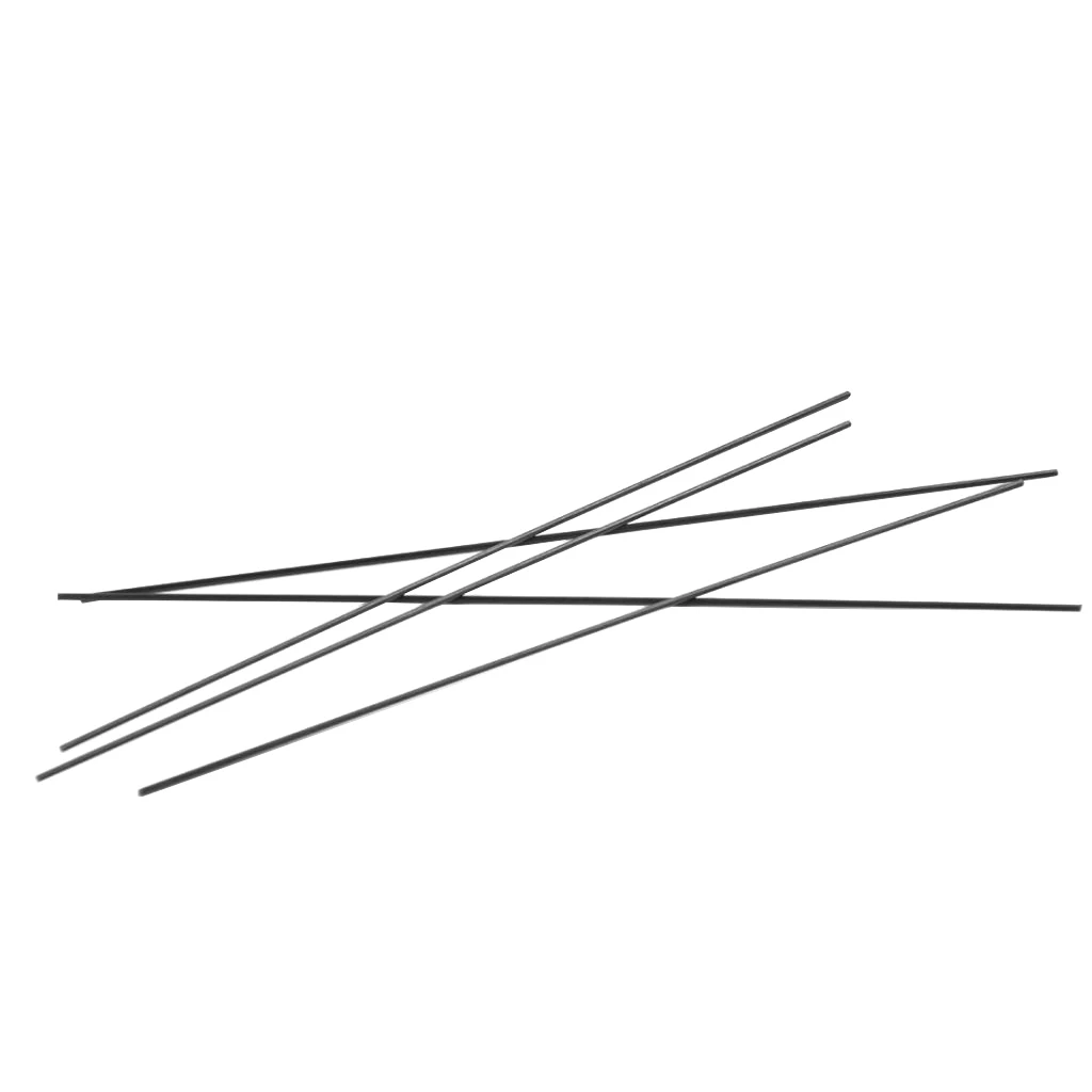 Pack of 5 Carbon Fiber Rods Bars RC Airplane Making Repairing Accs 2.5x200mm