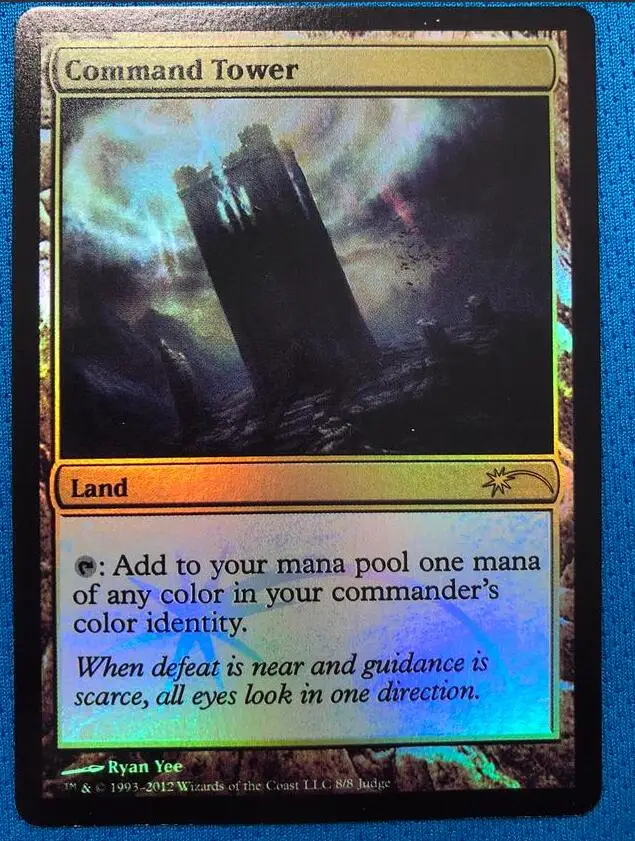 

Command Tower Judge Gift Cards 2012 Foil magician ProxyKing 8.0 VIP the proxy cards to gathering every single mg card.