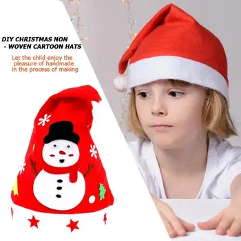 

Christmas Santa Claus Hat Personality Especially Creative Added Interest Kid Winter Warm Reindeer Snowman Tree Decoration Cap