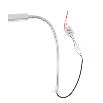 

12V 2W LED Flexible Gooseneck Reading Chart/Map Light - Boat/Marine/Yacht
